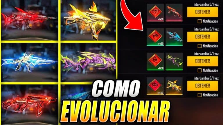 descubre como puedo obtener armas evolutivas en free fire facilmente